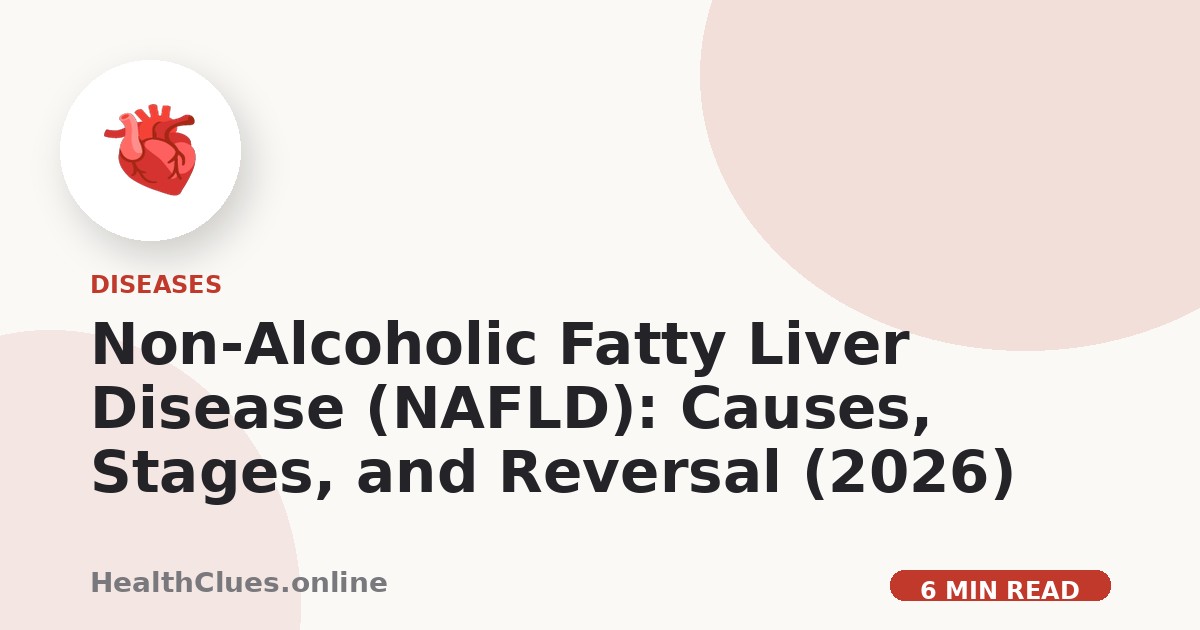 Non-Alcoholic Fatty Liver Disease (NAFLD): Causes, Stages, and Reversal (2026)