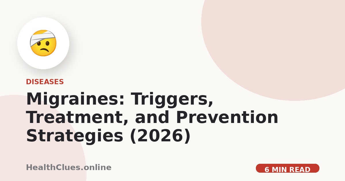 Migraines: Triggers, Treatment, and Prevention Strategies (2026)